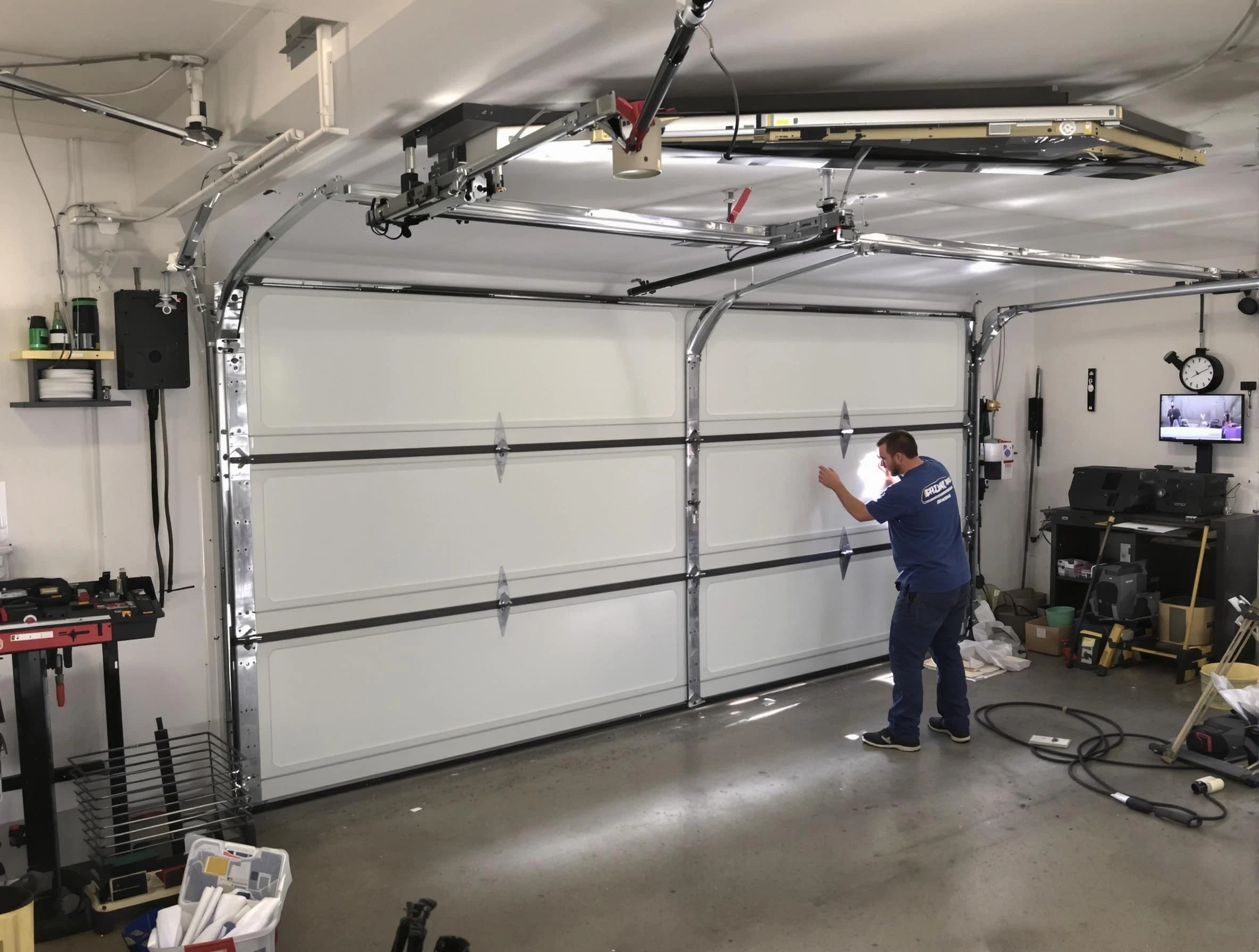 Professional garage door repair service by Center Garage Door Repair in Center