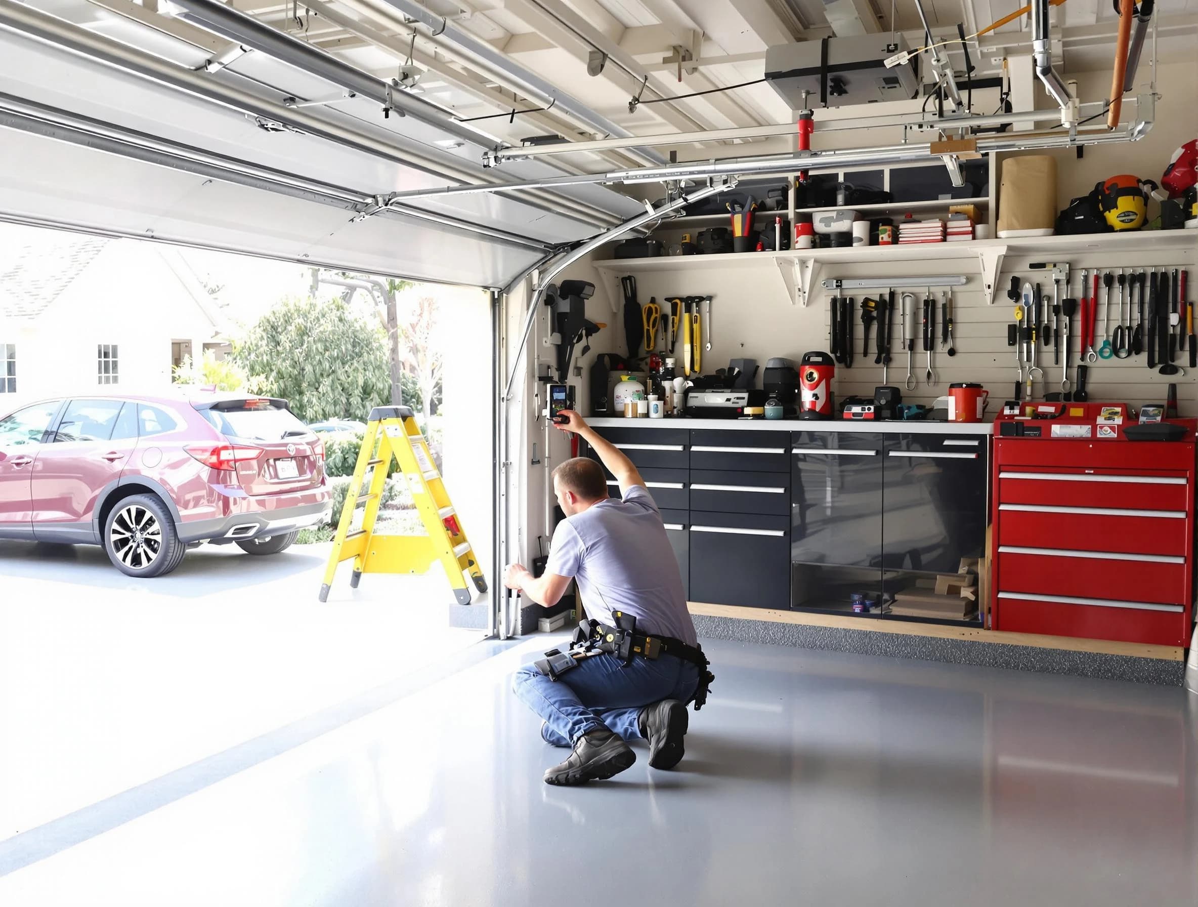 Local garage door repair service by Center Garage Door Repair in Center