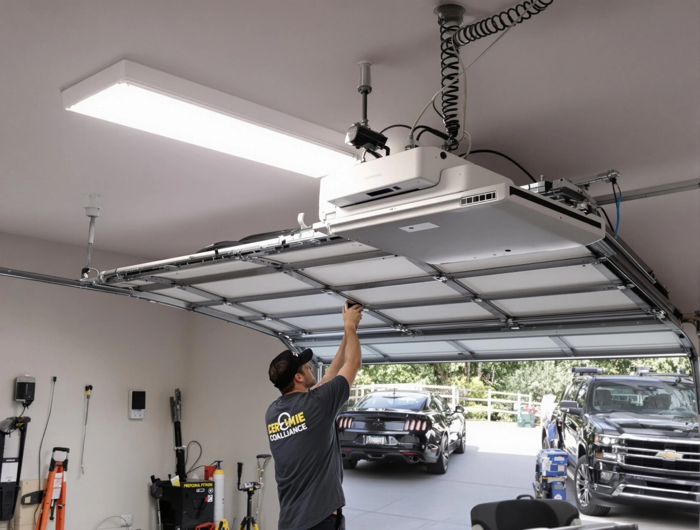 Garage Door Opener Installation in Center