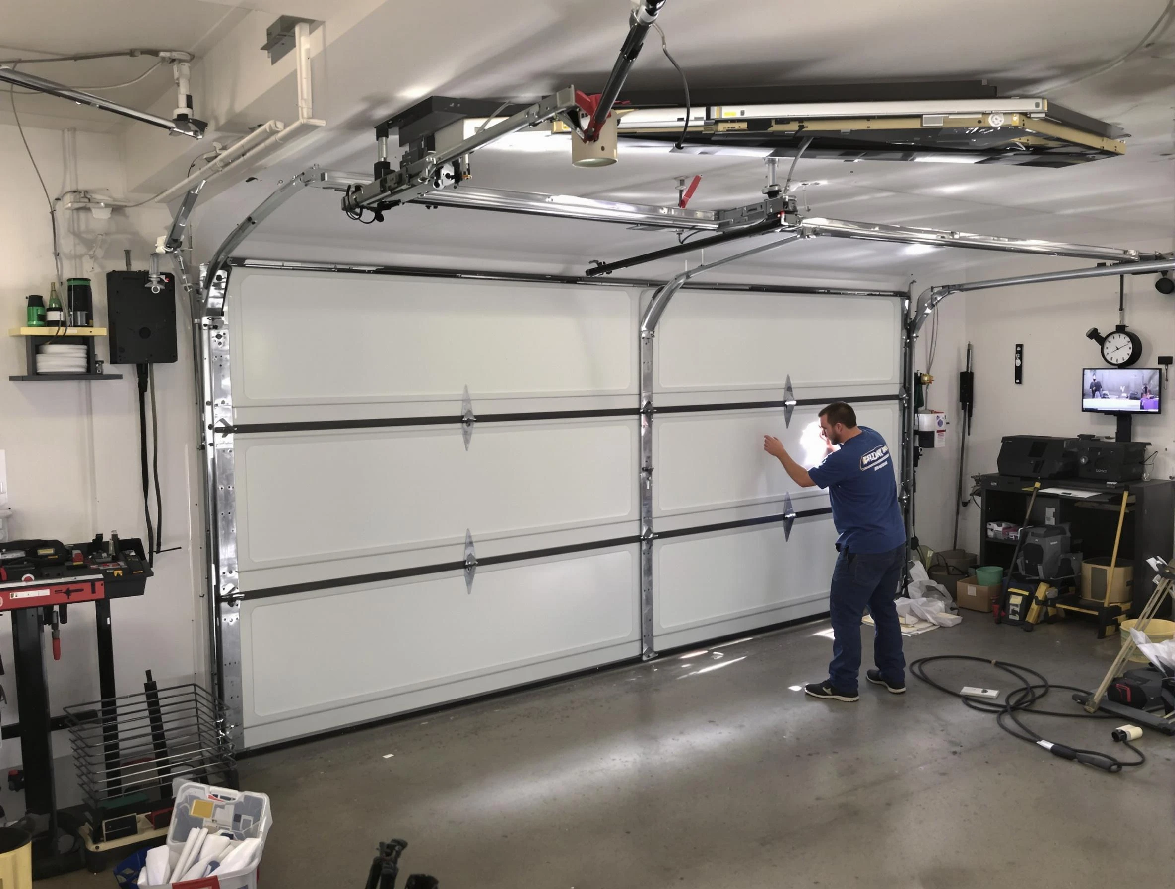 Professional garage door repair service by Center Garage Door Repair in Center